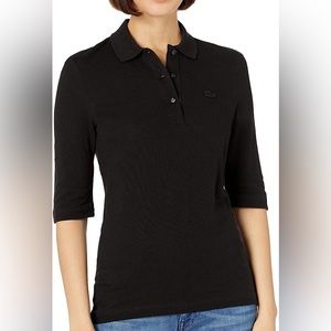 Lacoste Women's Slim Fit Stretch Mini Piqué Polo